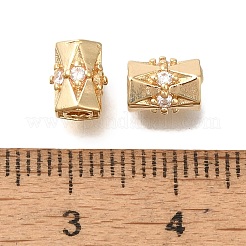 Brass Micro Pave Cubic Zirconia&nbsp;KK-Q001-07G