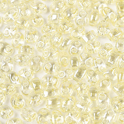 Transparent Colours Luster Glass Seed Beads&nbsp;SEED-N008-09F
