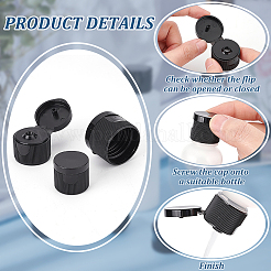 60Pcs 3 Style PP Plastic Flip Top Lids for Refillable Squeeze Bottle&nbsp;CON-BC0006-91