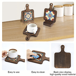3 Sets 3 Styles Wood Hot Pads&nbsp;AJEW-DC0004-44