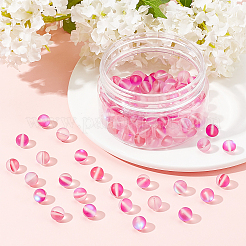 DIY Synthetic Moonstone Beads Stretch Bracelet Making Kits&nbsp;DIY-SC0012-84E