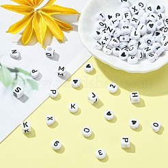 500Pcs 5 Styles Opaque Acrylic Beads&nbsp;MACR-YW0002-42