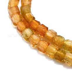 Natural Yellow Tourmaline Beads Strands&nbsp;G-P457-B01-02A