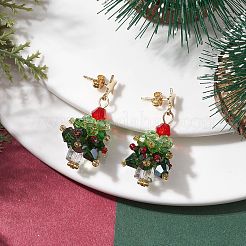 Glass Dangle Earrings&nbsp;EJEW-JE05961