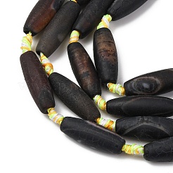 Natural Banded Agate Beads Strands&nbsp;G-B177-A01-01