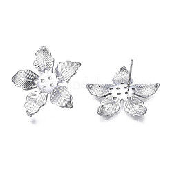 Brass Stud Earring Findings&nbsp;KK-N232-332P