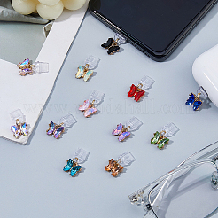 12Pcs 12 Colors PVC Mobile Dustproof Plugs&nbsp;HJEW-FH00240