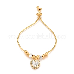 Ion Plating(IP) Adjustable 304 Stainless Steel Bolo Bracelets&nbsp;BJEW-P258-03G