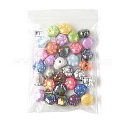 32Pcs UV Plating Acrylic Beads&nbsp;PACR-FS0001-04
