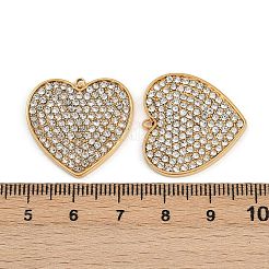304 Stainless Steel Rhinestone Pendants&nbsp;STAS-P410-05G