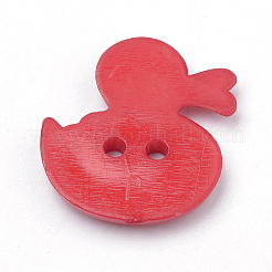 2-Hole Acrylic Buttons&nbsp;BUTT-Q037-10