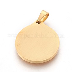 Mother' Day Theme 304 Stainless Steel Pendants&nbsp;X-STAS-F185-06G