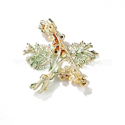 Flower Zinc Alloy Brooches&nbsp;PW-WG423FB-01