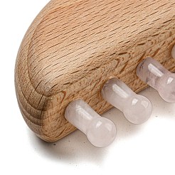 Natural Mixed Stone Scalp Massager&nbsp;AJEW-G058-01