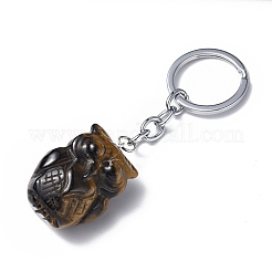 Natural/Synthetic Gemstone Pendant Keychains&nbsp;KEYC-P011-01P