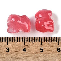 Spray Painted Glass Beads&nbsp;GLAA-Z007-04C