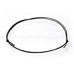 Adjustable Flat Waxed Polyester Cords Bracelet Making&nbsp;AJEW-JB00508