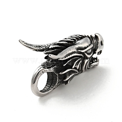 Hand Polished 304 Stainless Steel Pendants&nbsp;STAS-C053-20AS