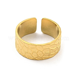Ion Plating(IP) 304 Stainless Steel Open Cuff Rings&nbsp;RJEW-K245-94G
