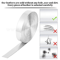 Soft Flat Imitation Leather Cord&nbsp;LC-WH0006-03C-01