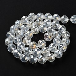 Electroplate Glass Bead Strands&nbsp;X-EGLA-R040-10mm-15