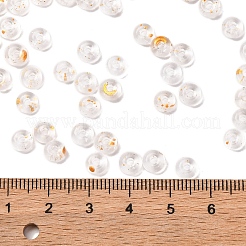 3/0 Baking Paint Transparent Colours Glass Round Beads&nbsp;SEED-L011-13A-09