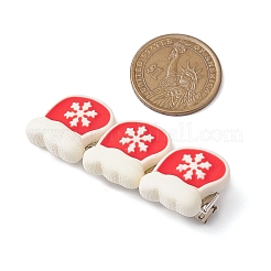 Christmas Theme Resin Alligator Hair Clips&nbsp;PHAR-JH00111