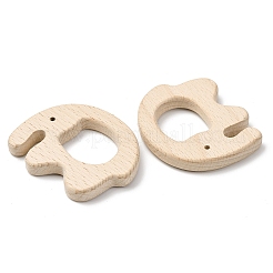 Natural Beech Wood Linking Rings&nbsp;WOOD-I017-07