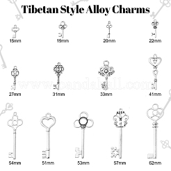 Tibetan Style Alloy Pendants&nbsp;PALLOY-CJ0001-106