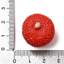 Fruit Theme Opaque Resin Cabochons&nbsp;RESI-C079-02A