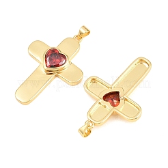 Brass Glass Pendants&nbsp;KK-P353-12G-03