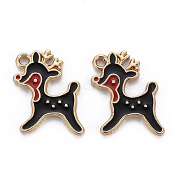 Alloy Enamel Pendants&nbsp;ENAM-S126-062A-NR