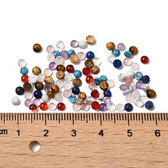 Natural & Synthetic Gemstone Dome/Half Round Cabochons&nbsp;G-G037-01C-09