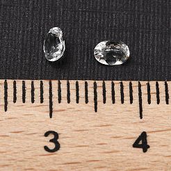 Faceted Natural White Topaz Cabochons&nbsp;G-I295-05C-16B-05