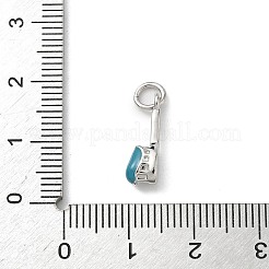 Brass Enamel Pendants&nbsp;KK-A273-10P-02