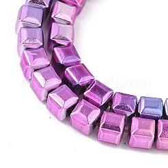 Electroplated Synthetic Non-magnetic Hematite Beads Strands&nbsp;G-A263-H01-04