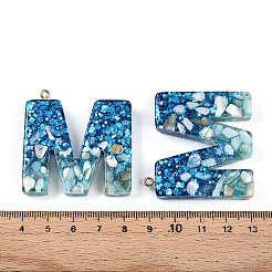 Transparent Epoxy Resin Pendants&nbsp;CRES-YW0002-11M