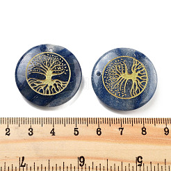 Dyed & Heated Natural Blue Aventurine Carved Pendants&nbsp;G-H007-06F