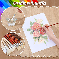18Pcs Wool Painting Pen Brush Set&nbsp;AJEW-WH0696-195