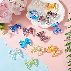15Pcs Transparent Acrylic Beads&nbsp;OACR-TA0003-83