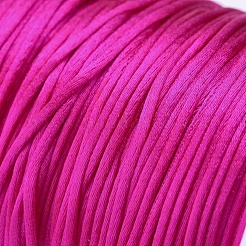 Round Nylon Satin Rattail Cord&nbsp;NWIR-WH0009-15A-03