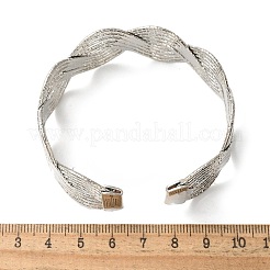 Electrophoresis Iron Cuff Bangles for Women&nbsp;BJEW-M057-02P