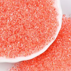 8/0 Inside Colours Transparent Glass Seed Beads&nbsp;SEED-T007-06H
