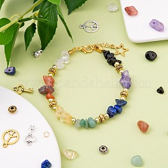 DIY 7 Chakra Bracelet Making Kits&nbsp;DIY-FS0002-27