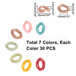 Opaque Acrylic Linking Rings&nbsp;OACR-PH0001-46