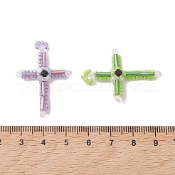 Glass Seed Beaded Pendants&nbsp;PALLOY-MZ01279