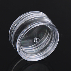 Transparent Plastic Empty Portable Facial Cream Jar&nbsp;CON-PW0001-001