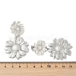 304 Stainless Steel Dangle Stud Earrings&nbsp;LS-EJEW-G423-18P