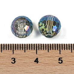 Transparent Electroplate Glass Beads&nbsp;EGLA-N002-31-G07