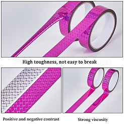 50M Laser Shining Bopp Plastic Scrapbook Decorative Adhesive Tapes&nbsp;AJEW-WH20002-57A-02